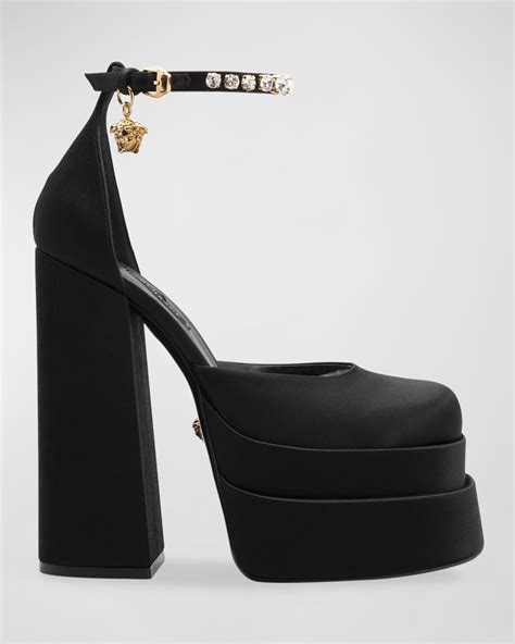 versace platform shoes|versace platform medusa.